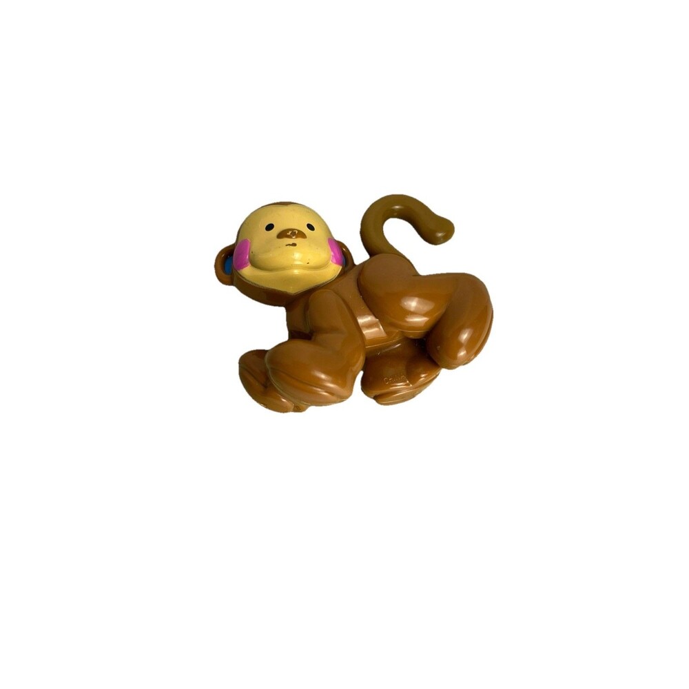 Fisher Price Amazing Animals Music Train Replacement Brown MONKEY Rattle Toy